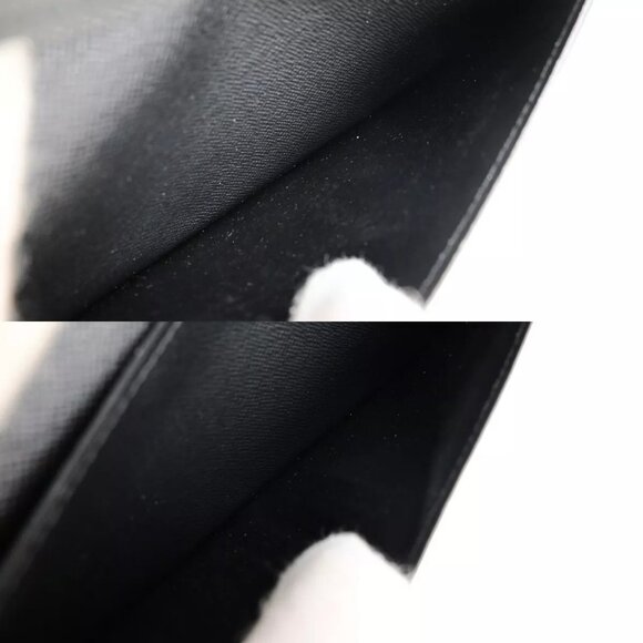 LOUIS VUITTON Portefeuille Brazza Long Wallet Monogram Eclipse BK - Picture 12 of 15